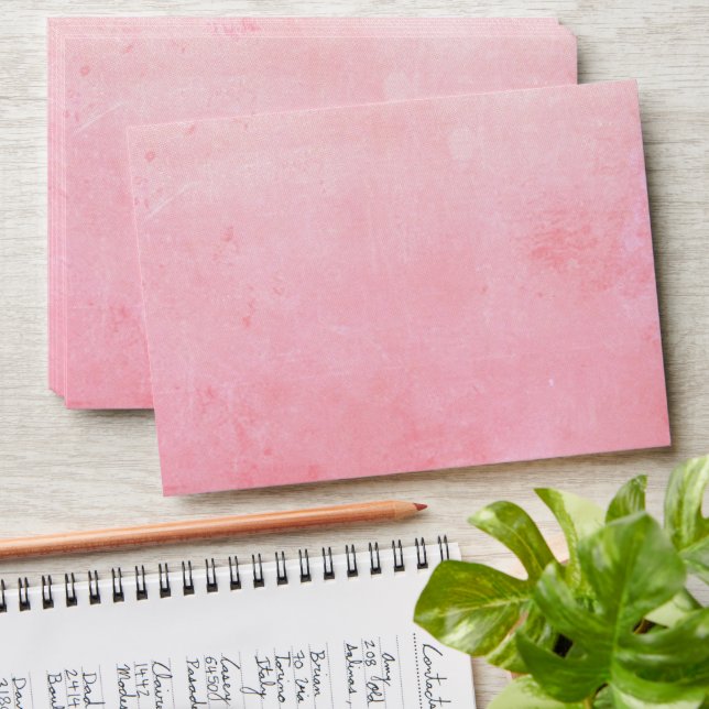 Pink Watercolor Stylish Elegant Envelope (Stacked)
