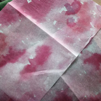 Pink Watercolor Tie Dye Design Pinks painted Tissue Paper