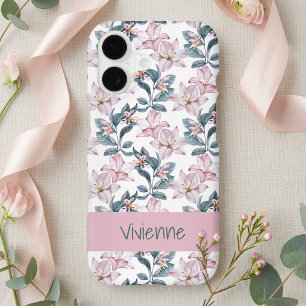 Pink Watercolor Wildflower Name