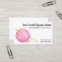 Pink Watercolor Yarn Crochet