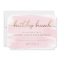 Pink Watercolour Gold Birthday Brunch Invitation