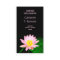 Pink Waterlily Business Card