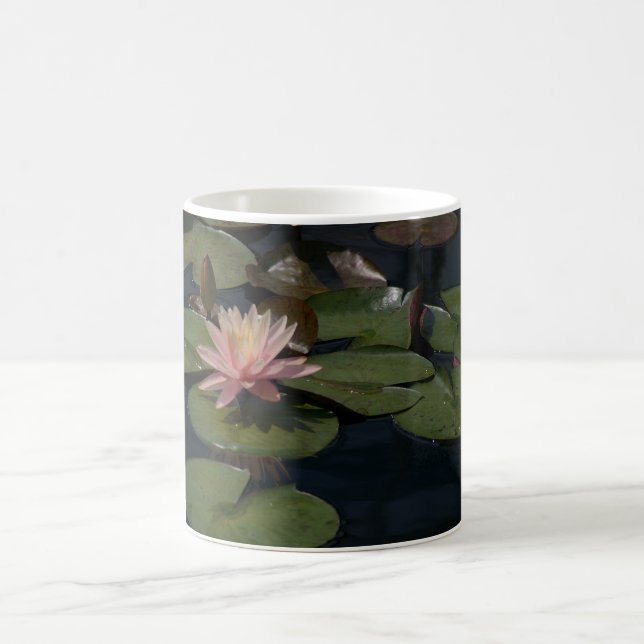 Pink Waterlily Coffee Mug (Center)