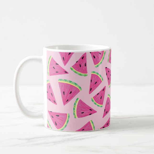 Pink Watermelon Coffee Mug (Left)