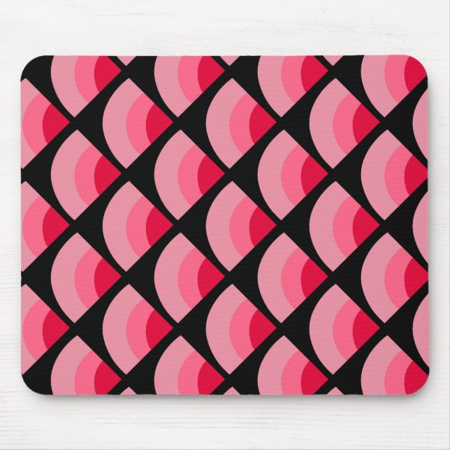 Pink Watermelon Inspired Pattern Desk Mat  Mouse Mat (Front)