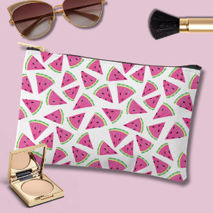 Pink Watermelon Pattern Accessory Pouch