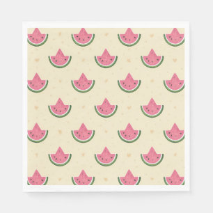 Pink Watermelon Summer Luncheon Napkins - 50ct