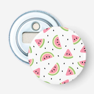 Pink Watermelons, Watermelon Seeds, Summer Pattern Bottle Opener