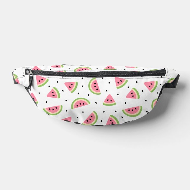 Pink Watermelons, Watermelon Seeds, Summer Pattern Bum Bags (Lay Down)
