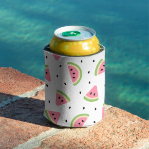 Pink Watermelons, Watermelon Seeds, Summer Pattern Can Cooler