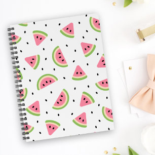 Pink Watermelons, Watermelon Seeds, Summer Pattern Notebook