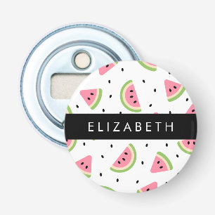 Pink Watermelons, Watermelon Seeds, Your Name Bottle Opener