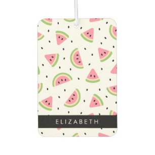 Pink Watermelons, Watermelon Seeds, Your Name Car Air Freshener