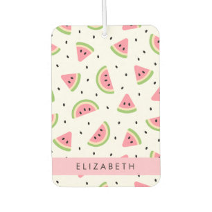 Pink Watermelons, Watermelon Seeds, Your Name Car Air Freshener