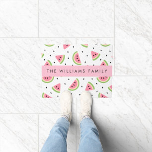 Pink Watermelons, Watermelon Seeds, Your Name Doormat