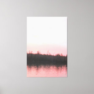Pink Waters Canvas Print