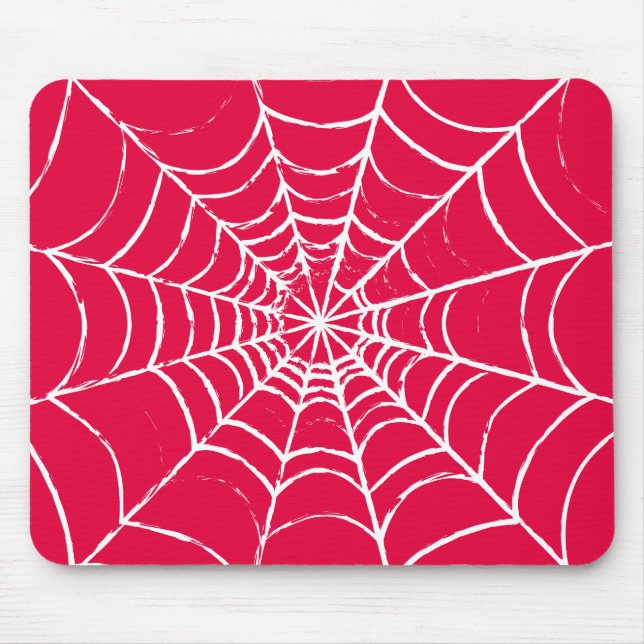 Pink Web Mouse Mat (Front)