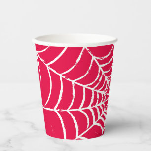 Pink Web Paper Cups