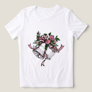 Pink Wedding Bells Personal Back Tri-Blend Shirt