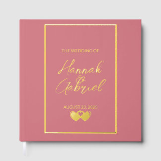 Pink Wedding Guest Book