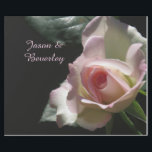 Pink Wedding Rose Wrapping Paper<br><div class="desc">Pink wedding Rose: First love,  Innocence,  Healing. Perhaps the most famous couple ever was Mary and Joseph and Jesus and Mary and the depth of her love for Jesus.</div>