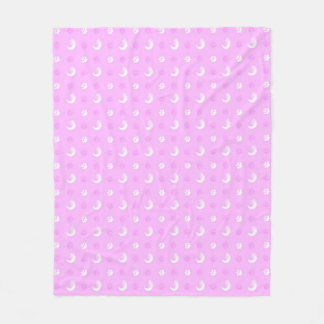 Pink Werewolf Fleece Blanket