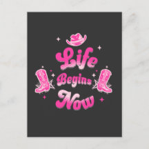 Pink Western Cowgirl Birthday Milestone