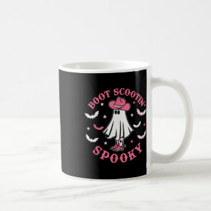 Pink Western Halloween Cowboy Ghost Boot Scootin S Coffee Mug