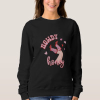 Pink Western Valentine's Day Cowgirl Howdy Partner