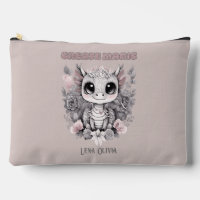 Pink Whimsical "Create Magic" Little Dragon 