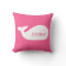 Pink Whimsical Whale Personalised Children's