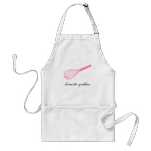 Pink Whisk Domestic Goddess Apron