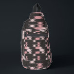 pink white and gray geometric sling bag<br><div class="desc">pink white and gray geometric pattern</div>