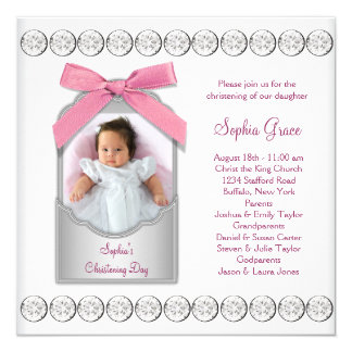Baby Girl Christening Invitations Uk 4