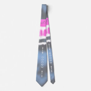 Pink white & Blue Tie dye Twist Sway in Style