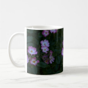Pink & White Bush Rose Coffee Mug