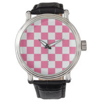 Pink White Chequered Check Pattern