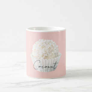 Pink White Coconut Cupcake Coffee Mug