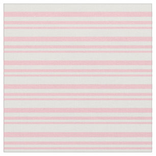 Pink & White Coloured Stripes Pattern Fabric