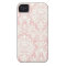 Pink&White Damask iPhone Case