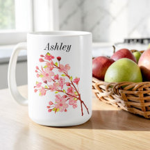 Pink White Flowers Cherry Blossom Elegant