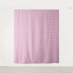 pink white geometric pattern art deco tapestry