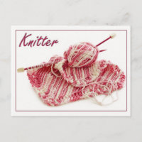 Pink/White Knitting Still Life Photography