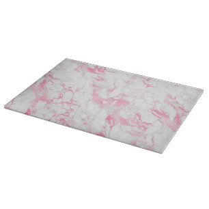 Pink White Marble               Cutting Board