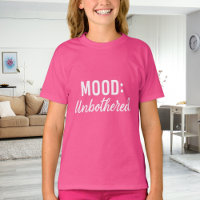 Pink white quote mood unbothererd girl