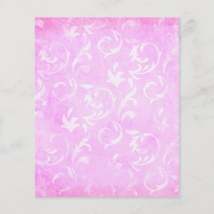Pink & White Shabby Scrapbook Paper