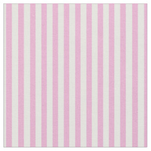 Pink & White Stripes Fabric