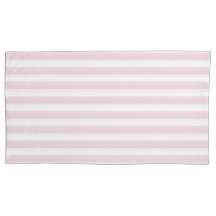 Pink & White Stripes Pillowcase