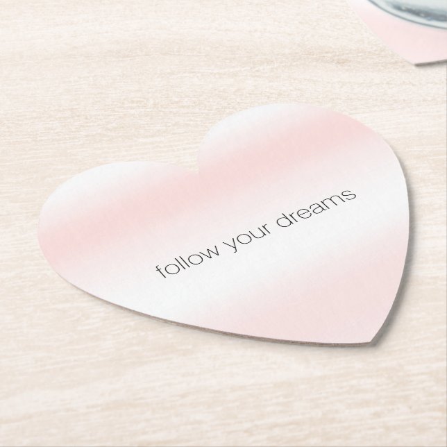 Pink White Tie dye      Paper Coaster (Angled)