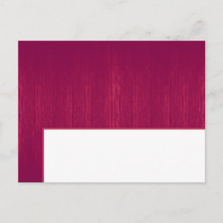 Pink/White Wood Grain Wedding Writable Place Card